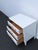 White Dixie French Shabby Chic Painted Nightstand Side End Table 6572 For Sale - Image 8 of 11