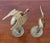 Brass Pair of Vintage Mid-Century Solid Brass Crane Heron Sculptures For Sale - Image 8 of 8