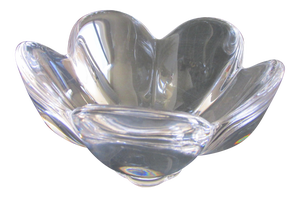 Orrefors Crystal Petal Bowl