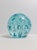 Aqua Large Blown Glass Controlled Bubble Paperweight in Aqua For Sale - Image 8 of 9