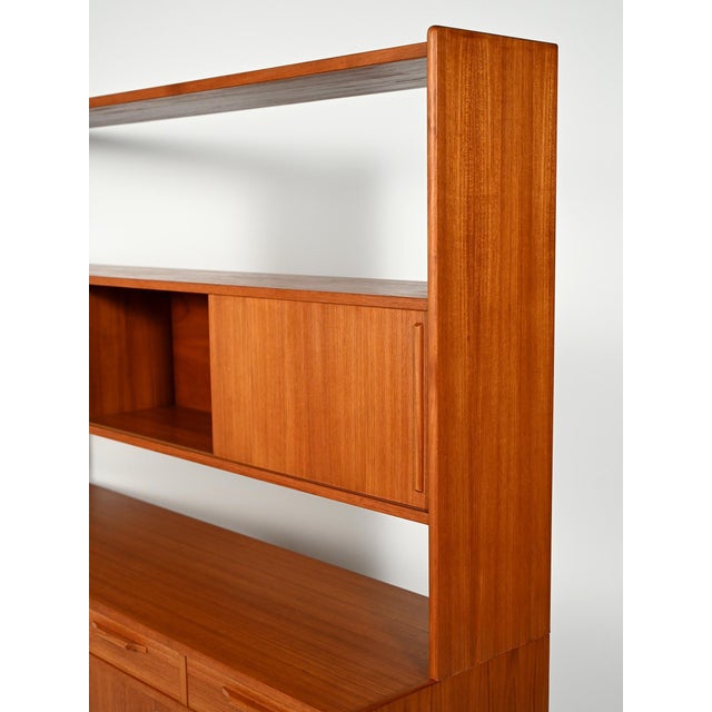 Sideboard with Teak Bookcase, 1960s For Sale - Image 10 of 11
