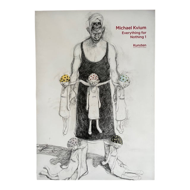 Michael Kvium, Everything for Nothing 1,.... Udsnit, Copyright Michael Kvium, Printed in Denmark For Sale
