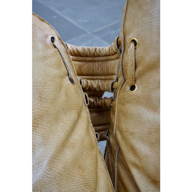 1970s Vintage Leather "Joe" Baseball Glove Chair Chairish