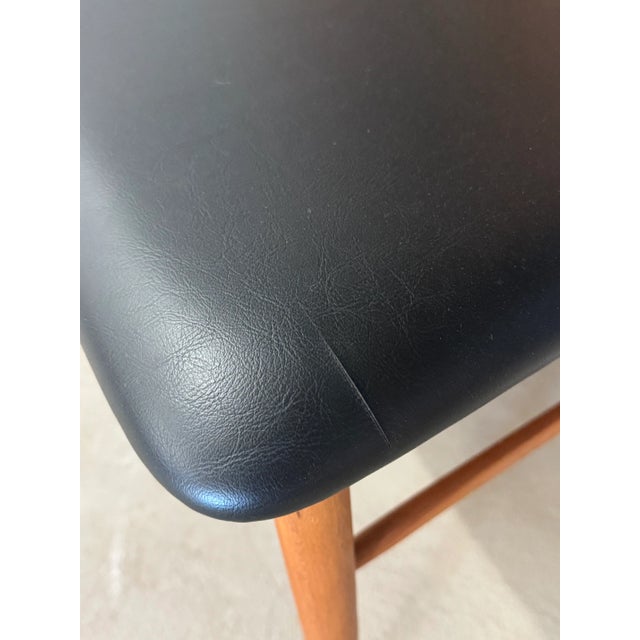 Black Danish Modern Teak Eva Dining Chairs by Koefoeds Hornslet - Set of 8 For Sale - Image 8 of 10