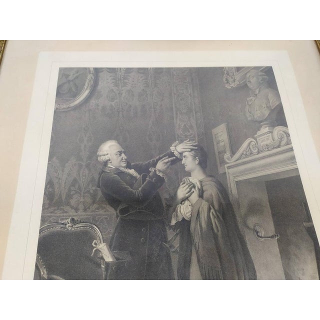 Figurative Scenes, 1800s, Engravings, Framed, Set of 2 For Sale - Image 5 of 18