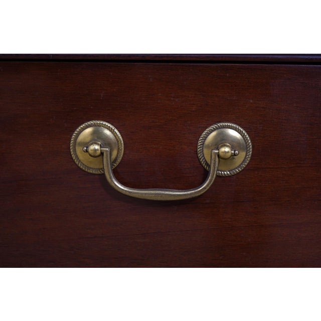 Wood Pair of Councill Craftsmen Mahogany Nightstands For Sale - Image 7 of 17
