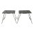 1990s Wrought Iron Stacking Side Garden Table in the Style of Woodard Meadowcraft - A Pair For Sale