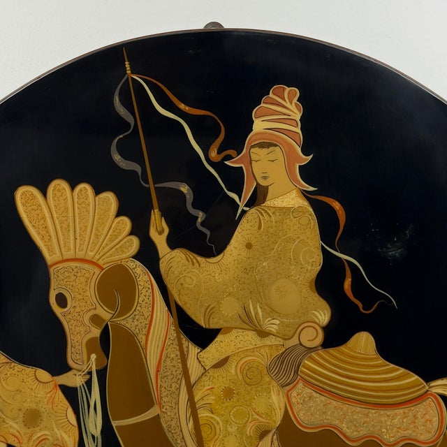 Vintage Wooden Art Panel, Italy, 1963 For Sale - Image 10 of 18