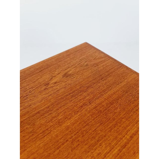 Wood Danish Dining Table Rectangular Teak Table with Two Extension Leaves by N&R Möbler, Denmark, 1960s For Sale - Image 7 of 18