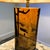 Vintage Table Lamp in Burl Wood with Abstract Inlay by Jean Claude Mahey, 1970s For Sale - Image 6 of 9