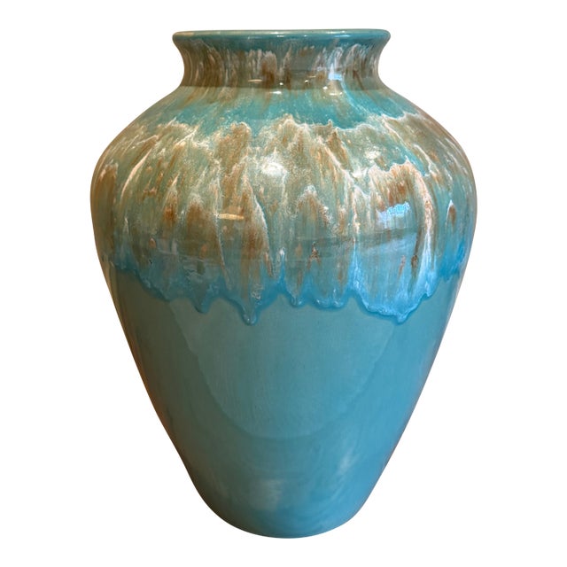 Large Robinson Ransbottom Pottery Co. American Vintage Ceramic Oil Jar / Floor Vase 561 For Sale