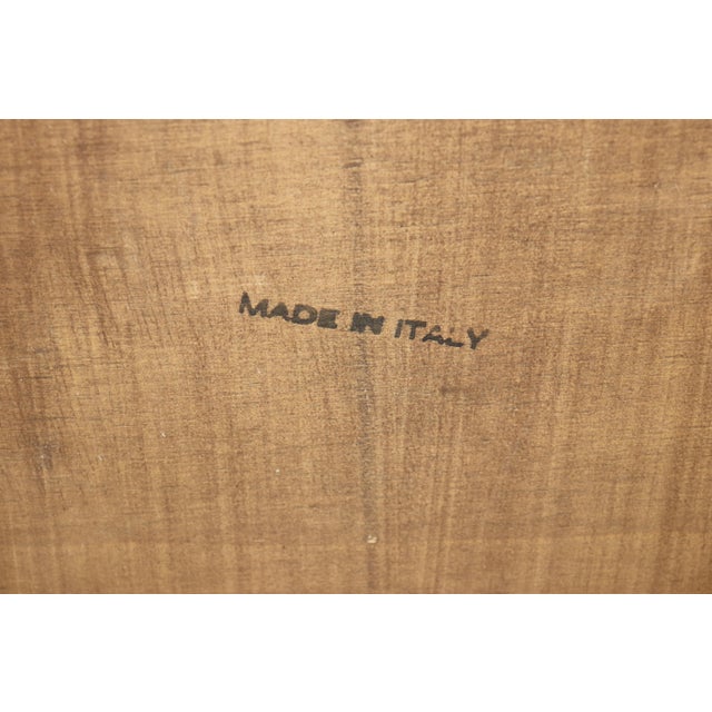 Italian Italian Venetian Style Distressed Painted Sideboard With Faux Marble Top For Sale - Image 3 of 14