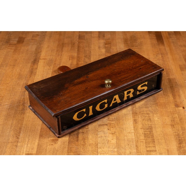 Early 20th Century Cigar Box With Rog Foil Lettering For Sale - Image 4 of 10