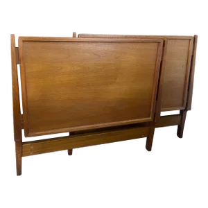 1950s Pair of Danish Teak Headboards by Ib - Kofod Larsen