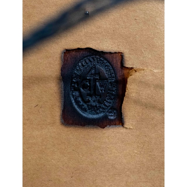 Gold Friedman Brothers Colonial Williamsburg Gold Leaf Mirror For Sale - Image 8 of 11