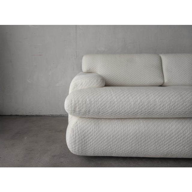 1990s Post Modern 2 Seat Sofa by Vladimir Kagan for Preview For Sale - Image 5 of 10
