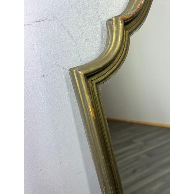 Vintage French Wall Mirror in Wood For Sale - Image 6 of 7