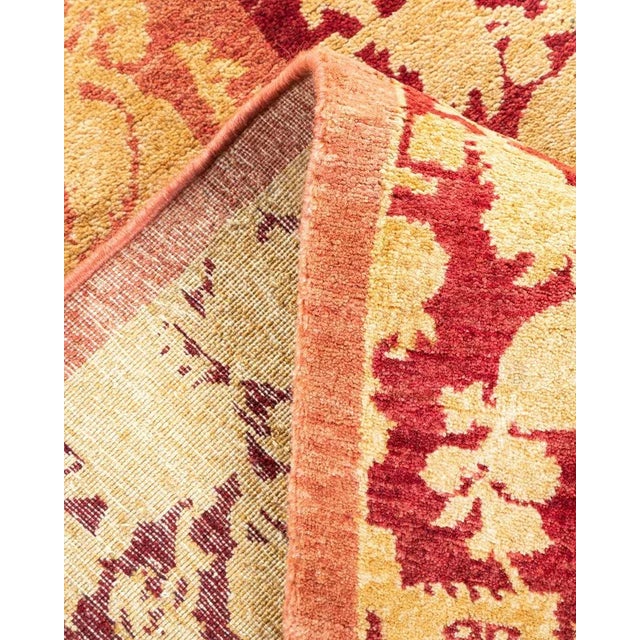 Mogul Collection Hand-Knotted Area Rug - Pink 8' 3" x 10' 7" For Sale In New York - Image 6 of 9
