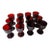 Vintage Mid-Century Modern Royal Ruby Red Goblets - Set of 12 For Sale