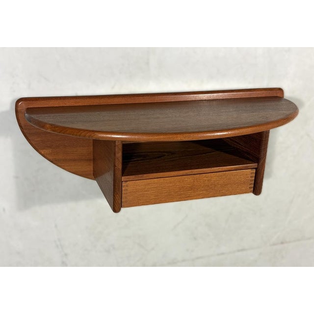 Teak Wall Console by Kai Kristiansen for Vildbjerg Møbelfabrik, 1960s For Sale - Image 13 of 18