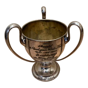 Antique 1906 Silver Plate Trophy