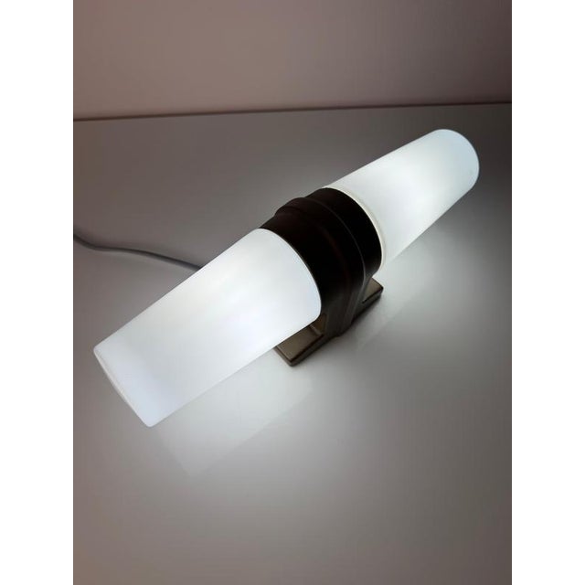 Glass Model 6060 Wall Lamp in Brown by Sigvard Bernadotte for Ifö For Sale - Image 7 of 11