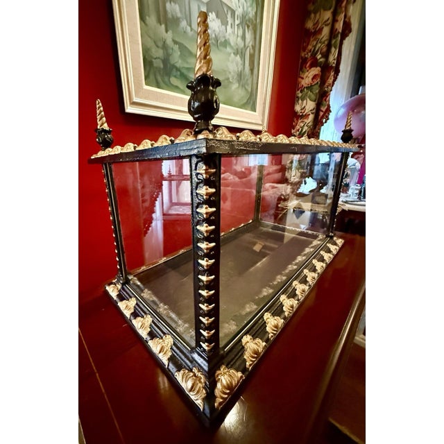 Late 19th Century Rare Antique J W FISKE AQUARIUM TERRARIUM CAST IRON Victorian Restored FISH TANK For Sale - Image 5 of 12