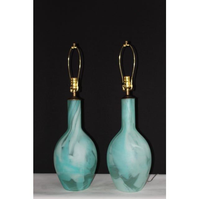 Mid 20th Century Seguso Style Abstract Murano - a Pair For Sale - Image 4 of 10