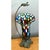 Vintage Stained Glass and Metal Table Lamp For Sale - Image 12 of 12