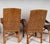 1970s A Vintage Set of Four Wicker and Rattan Armchairs For Sale - Image 5 of 8
