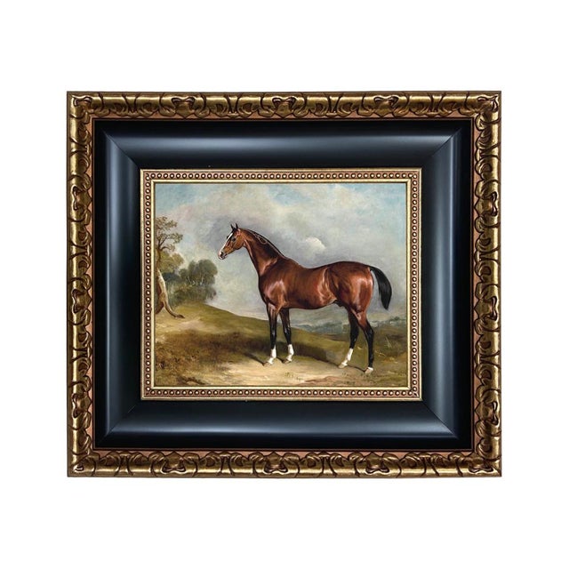 Not Yet Made - Made To Order "Portrait of Sultan in Landscape" Contemporary Reproduction Print on Canvas, Framed 14" X 16" For Sale - Image 5 of 5
