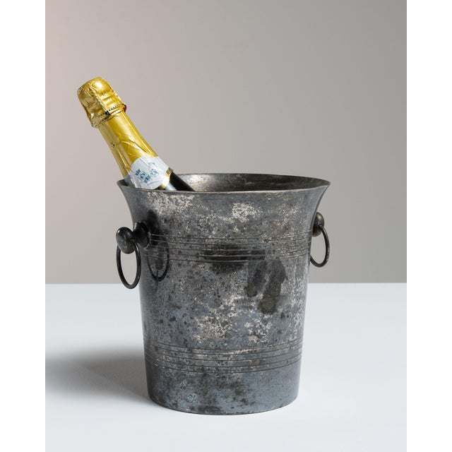 Mid 20th Century Italy Silver Ice Bucket For Sale - Image 11 of 15