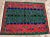 Mid-Century Modern Green and Red Vintage Turkish Kilim Rug - 33" X 43" For Sale - Image 3 of 8