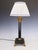 Antique 19th Century French Black Marble Column Table Lamp with Gilt Rococo, 1890 For Sale - Image 3 of 17