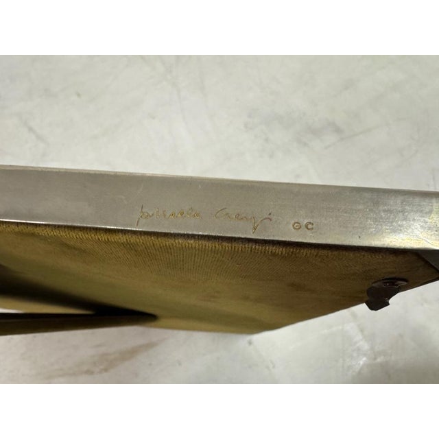 A refined and highly characteristic photo frame by Gabriella Crespi, dating to the 1970s and exemplifying her...