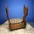 Folk Art Vintage Hand-Carved Wooden & Climbing Rope Cat Folk Art Magazine Rack Holder For Sale - Image 3 of 5