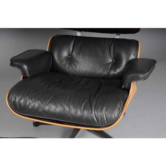 Set of Lounge Chair and Ottoman by Charles Eames for Herman Miller, 1960s For Sale - Image 3 of 18