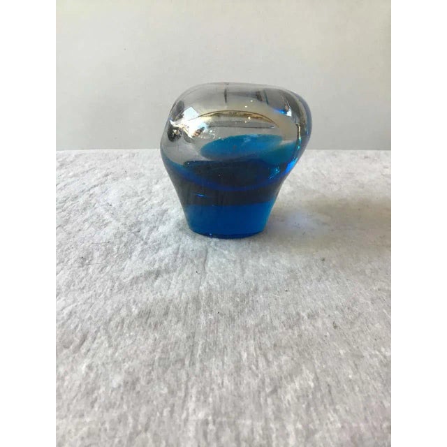 1960s Glass Paperweight Signed Joel Philip Myers 1968 For Sale - Image 5 of 11