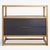 2020s Modern Black & Gold 2-Drawer Nightstand / Bedside Table - Crate & Barrel For Sale - Image 5 of 6