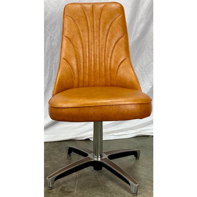 Vintage Chromcraft Mid Century Modern Swivel Dining Chairs Set of 5