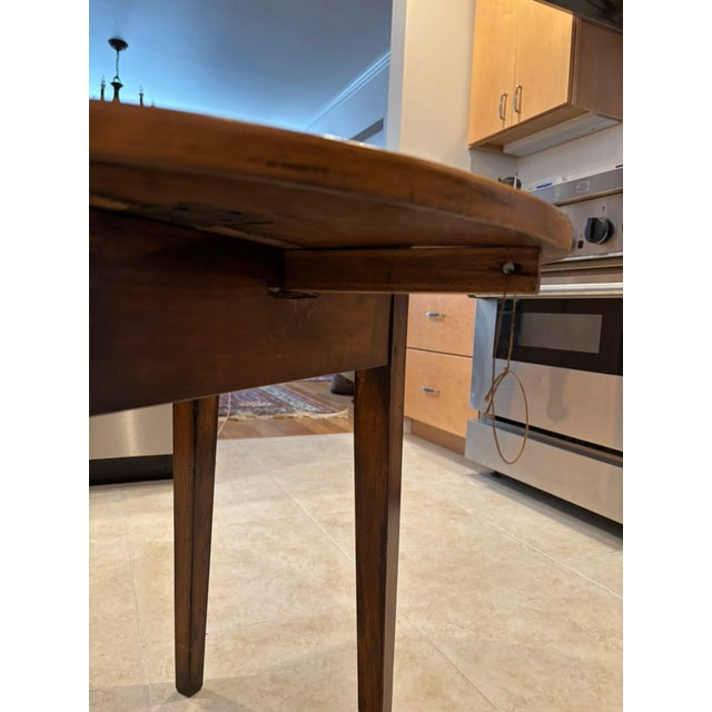 Traditional Early 20th Century Small Drop Leaf Table For Sale - Image 3 of 6