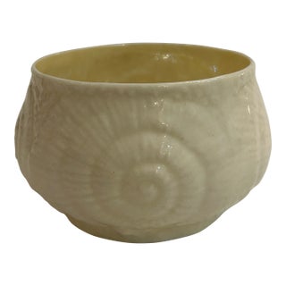 1950’s Belleek “Toy Shell” Porcelain Open Sugar Bowl For Sale