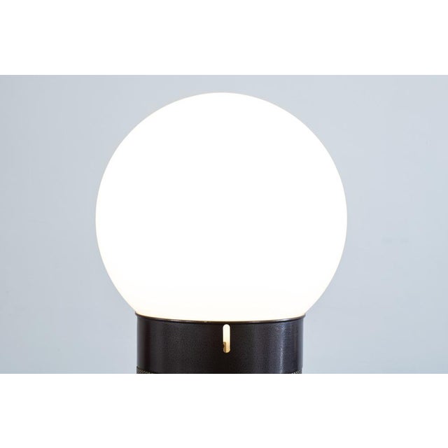 Brown Oracolo Floor Lamp in Metal and Blown Glass by Gae Aulenti for Artemide, Italy, 1970s For Sale - Image 8 of 10