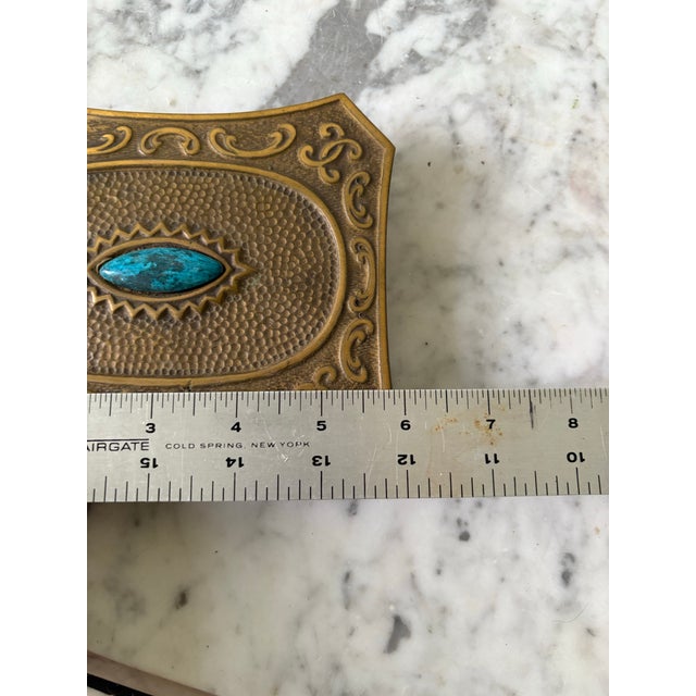 1970s Vintage Brass Box Stamped Israel For Sale - Image 5 of 7