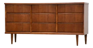 1960s Refinished Cherry Bassett Dresser