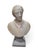 Unknown Artist, Bust of Pope Leo XIII, 19th Century, Alabaster on Later Porcelain Pedestal For Sale - Image 4 of 14