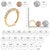14K Yellow Gold Plated .925 Sterling Silver 1/2 cttw Shared Prong Set Brilliant Round-Cut Diamond 11 Stone Band Ring (J-K Color,SI2-I1 Clarity) Size 8 For Sale In New York - Image 6 of 6