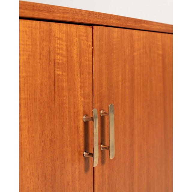 Brown 20th Centuty Scandinavian Teak Sideboard with Tiled Drawers, 1950s For Sale - Image 8 of 11
