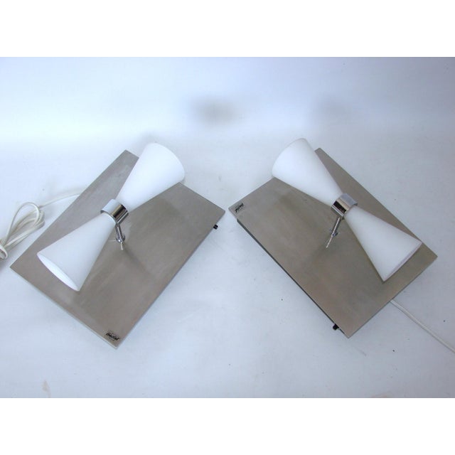 Modern Wall Lamps from Herstal, 2000s, Set of 2, in Very Good conditions. Designed from 2000 Up to 250V (Europe/UK...