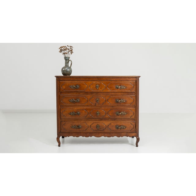 19th Century Louis XV Chest Of Drawers In Original Patina For Sale - Image 14 of 17